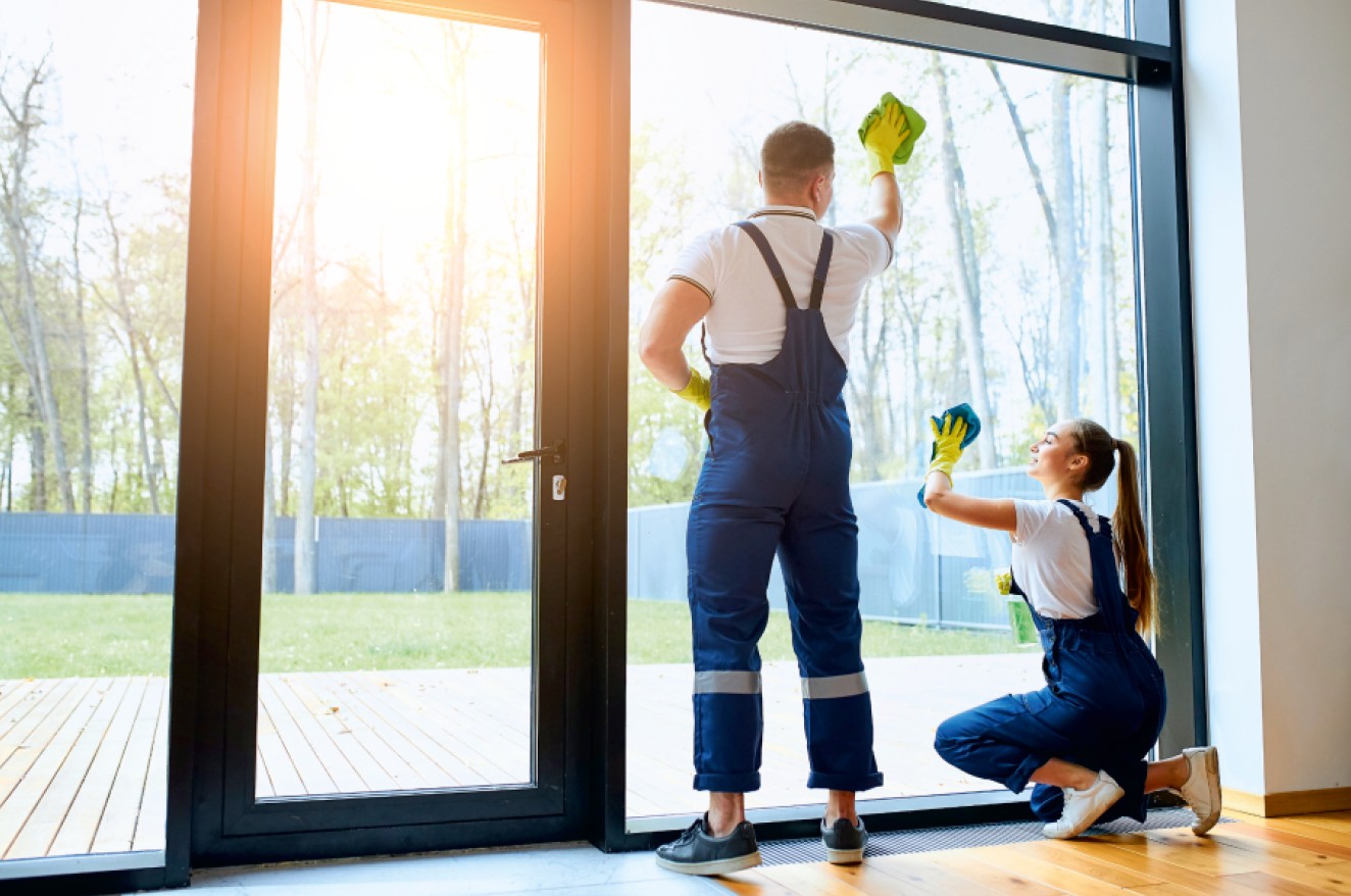 Glas- und Fensterreinigung