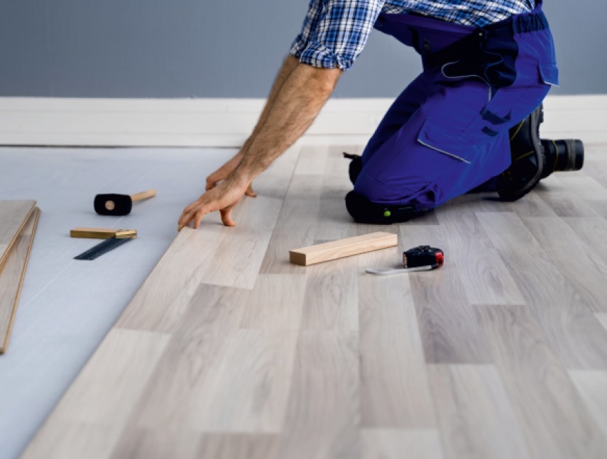 Handwerkerleistungen - Verlegen von Holzfußböden