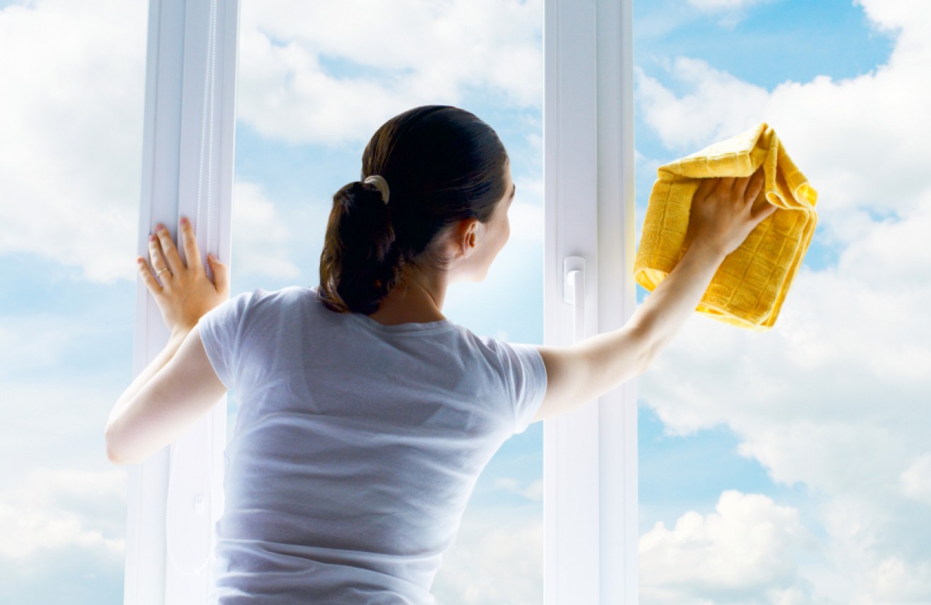 Fenster putzen