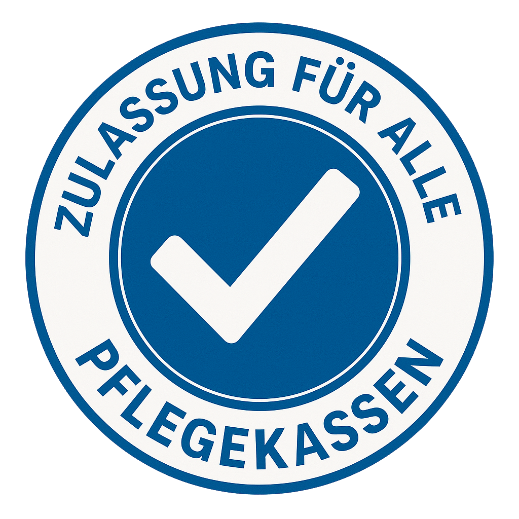Zugelassen für alle Pflegekassen
