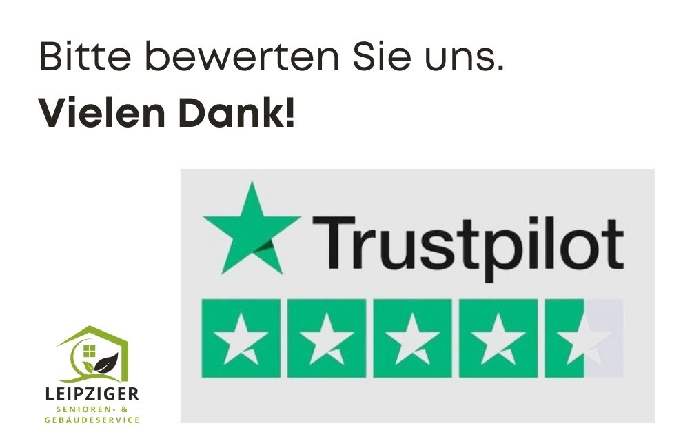Bitte bewerten Sie uns auf Trustpilot
